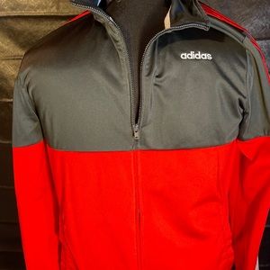 Adidas kids zip up teach jacket -xl(18-20)